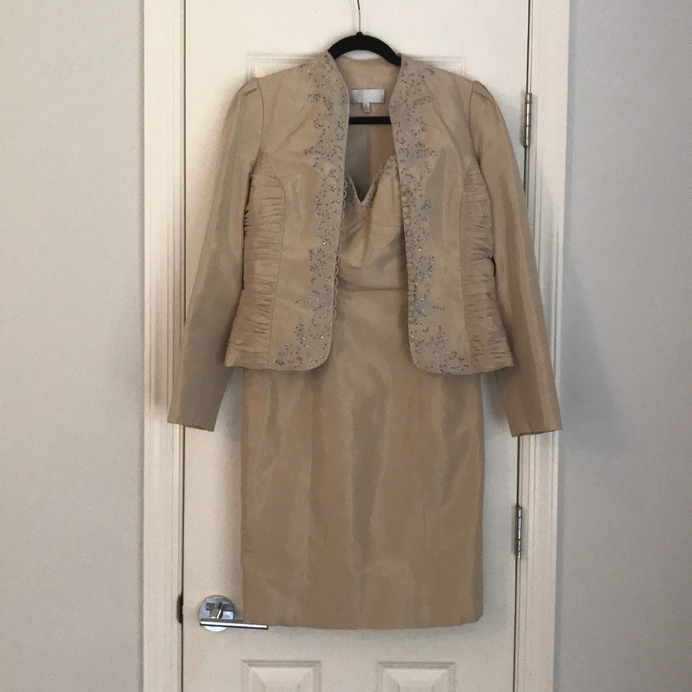 Badgley Mischka Dress with jacket